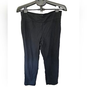 Charter Club Cambridge Slim Pull On Dress Pants Black Size 10 Stretch Career